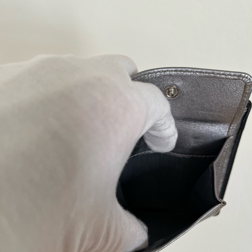 Chanel Mademoiselle black lamb skin quilted wallet - Picture 11 of 15